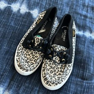 Sperry leopard print